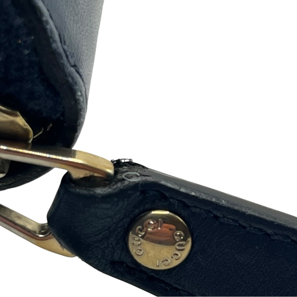 Gucci Diamante Zip Around Navy Wallet - Picture 3 of 8